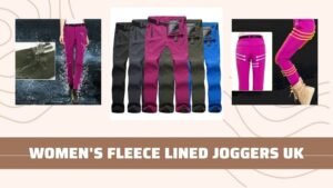 women's fleece lined joggers uk