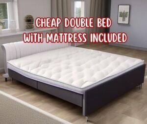 Cheap Double Bed with Mattress Included